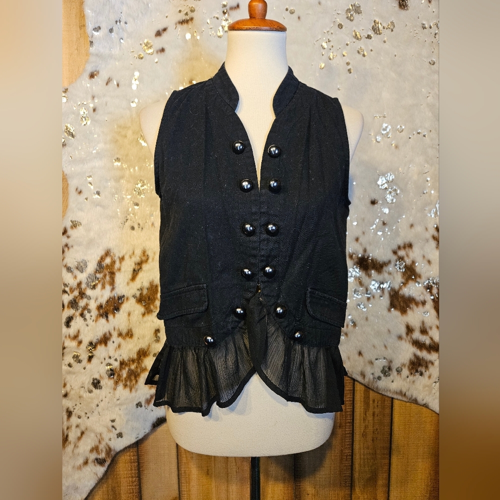 Disney Pirates of the Caribbean Black Vest